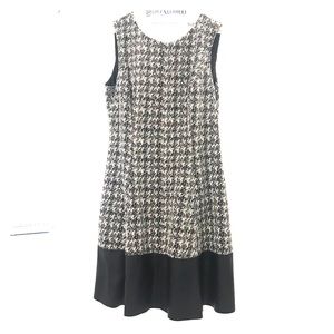 Ralph Lauren dress with leather trim